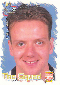 Rob Jones Liverpool 1999 Futera Fans' Selection #17